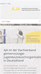 Mobile Screenshot of aja-org.de