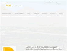 Tablet Screenshot of aja-org.de